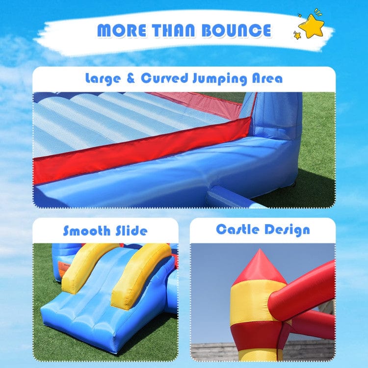 Costway Inflatable Bounce House Castle Jumper Without Blower