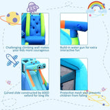 Costway Hippo Inflatable Water Slide Bounce House