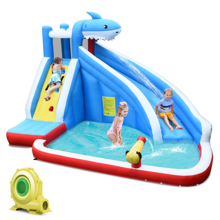 Costway 4-in-1 Inflatable Water Slide Park Long Slide