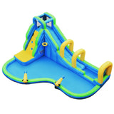 Costway Inflatable Water Slide Kids Bounce House Water Cannons Hose