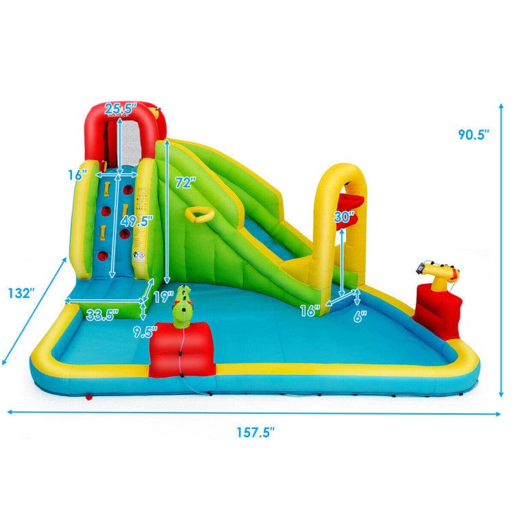 Costway Outdoor Inflatable Water Bounce House