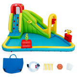 Costway Outdoor Inflatable Water Bounce House