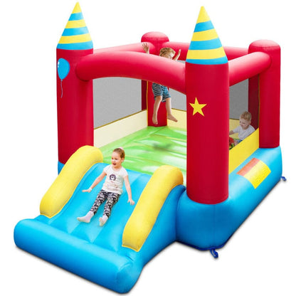 Costway Kids Inflatable Bounce Castle Excluded Blower