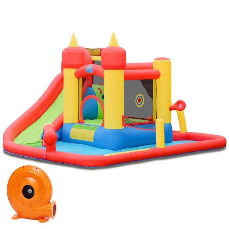 Costway Inflatable Blow Up Water Slide  Bounce House