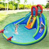 Costway Kids Inflatable Water Slide Bounce House Carrying Bag