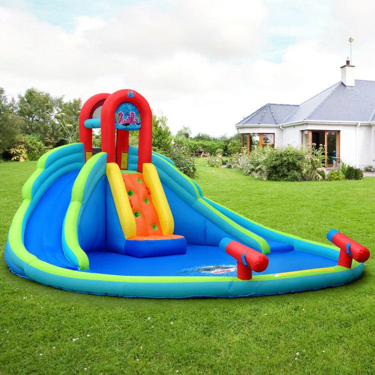 Costway Kids Inflatable Water Slide Bounce House Carrying Bag