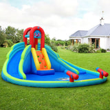 Costway Kids Inflatable Water Slide Bounce House Carrying Bag