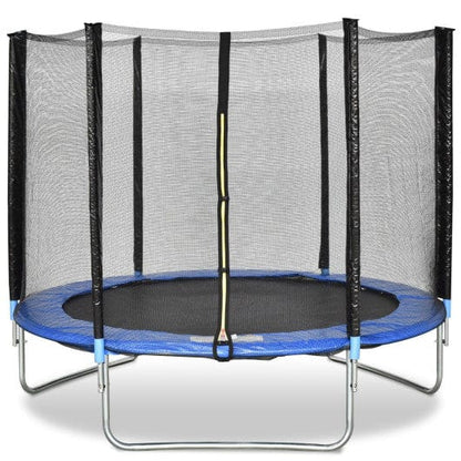 Costway 8 ft Round Trampoline with Spring Safety Pad