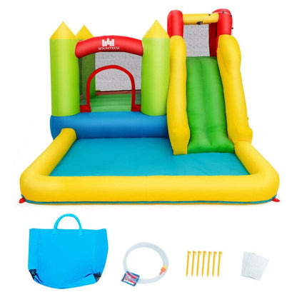Costway Outdoor Inflatable Bounce House with 480 W Blower