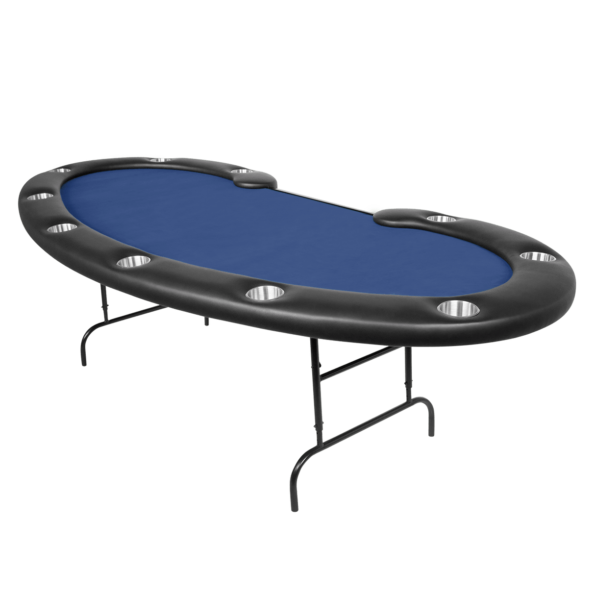 BBO Prestige Folding Leg Poker Table - Black - Atomic Game Store