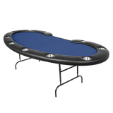 BBO Prestige Folding Leg Poker Table - Black - Atomic Game Store